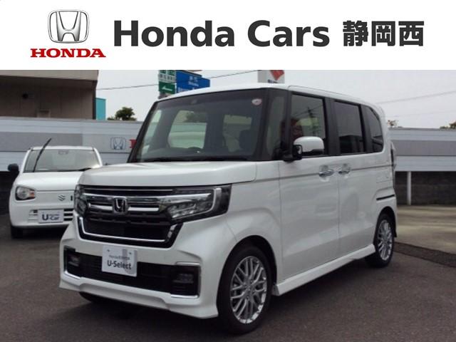 Ｎ－ＢＯＸカスタム Ｌターボ　Ｈｏｎｄａ　ＳＥＮＳＩＮＧ　新車保証　試乗禁煙車　ナビＶＸＭ－２３４ＶＦｉ　フルセグ　Ｒカメラ　ＣＤ録音　ＢＴオ－ディオ　ＤＶＤ　シ－トヒ－タ－　ＥＴＣ　ＬＥＤライト　ＶＳＡ　クルコン　アルミ　ＡＡＣ（1枚目）