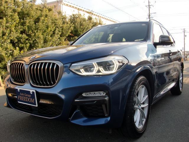 ＢＭＷ Ｘ３ Ｍ４０ｄ　Ｍ４０ｄ　セレクトパッケージ　４ＷＤ　３０００ｃｃディーゼルターボ　黒革　パノラマルーフ　インデビジュアル２１ＡＷ＋１８インチＢＳ　ＲＦＴスタッドレスセット　４席シートヒーター　ＨＵＤ　置くだけ充電