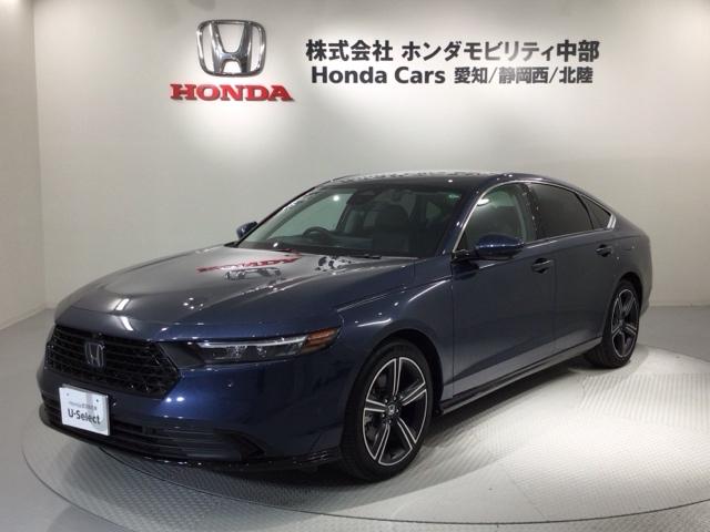 ｅ：ＨＥＶ　ＨｏｎｄａＳＥＮＳＩＮＧ純正革シ－ト１年保証　ドラレコ　禁煙　レザーシート　パワーシート　フルセグ　ＥＴＣ　Ｒカメラ　シートヒーター　マルチビュー　衝突軽減ブレーキ