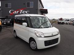 スペーシア G 4WD 両側スライドドア ナビ TV スマートキー アイドリングストップ シートヒーター ベンチシート CVT 盗難防止システム ABS USB 衝突安全ボディ エアコン パワーステアリング 中古車画像