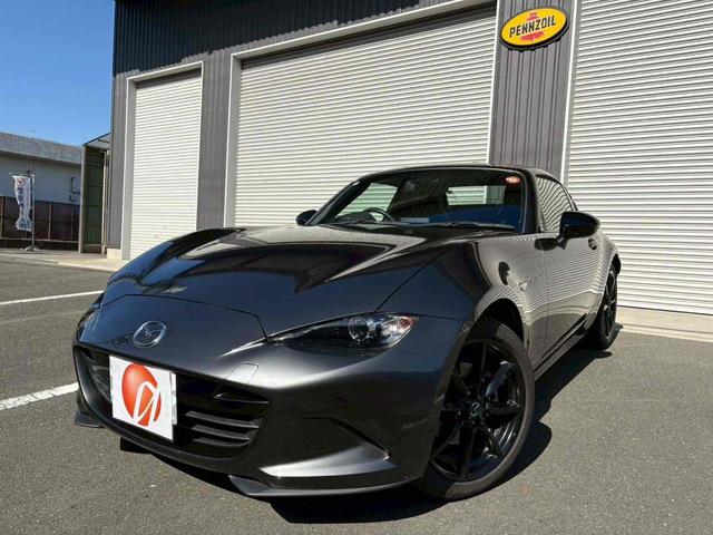 ロードスターＲＦ(マツダ) ＲＳ　オープンカー　ＥＴＣ　クリアランスソナー　オートクルーズコントロール　衝突被害軽減システム　ＬＥＤヘッドランプ　ＭＴ　スマートキー　シートヒーター　アルミホイール　盗難防止システム　衝突安全ボディ 中古車画像