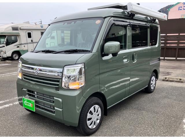 ちょいＣａｍ豊　４ナンバーキャンピング仕様　ソーラー サイドオーニング　特別色架装キット　１０５Ａｈサブバッテリー電源システム