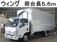 いすゞ　エルフトラック　２１５番　ワイド超ロング　荷台５６００ボデー　背高