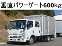 エルフトラック Ｗキャブ　４８番　垂直パワーゲート６００ｋｇ　アルミバン　積載２ｔ　総重量５８６５ｋｇ　全席パワーウィンドウ付き　左電動格納ミラー　キーレス　バックカメラ　ＥＴＣ　ワイドロング　車両サイズ６３３Ｘ２２０高２８４　荷台内寸３２７Ｘ２０５高１９０（1枚目）