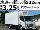 いすゞ エルフトラック ４０５番　跳上パワーゲート１ｔ　冷蔵冷凍...