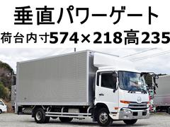 コンドル 404番 積載2950kg 垂直パワーゲート800kg アルミバン ETC キーレス 左電動格納ミラー 左右電動角度調整ミラー バックカメラ 車検証サイズ790×230高348 荷台内寸574×218高235 中古車画像