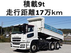 スーパーグレート  341番 積載9t 大型 ダンプ ETC キーレス 左電動格納ミラー ベット 車検証サイズ764×249高318 荷台内寸510×219 中古車画像