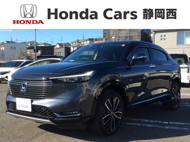 ホンダ ヴェゼル ｅ：ＨＥＶＺ　ＨｏｎｄａＳＥＮＳＩＮＧ２年保証ナビＲカメラ　ＤＶＤ　バックモニター