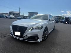 クラウンハイブリッド RSアドバンス 後期モデル サンルーフ 黒革 12.3ナビ リヤコンフォート パノラミックビューモニター デジタルインナーミラー エアーシート・シートヒーター ブラインドスポットモニター レーダークルーズコントロール 中古車画像