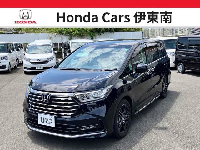 ｅ：ＨＥＶアブソルート・ＥＸ　全周囲カメラ　ナビ　ＴＶ　両側電動スライドドア　クリアランスソナー　オートクルーズコントロール　レーンアシスト　衝突被害軽減システム　シートヒーター　ＬＥＤヘッドランプ　革シート　パワーテールゲート