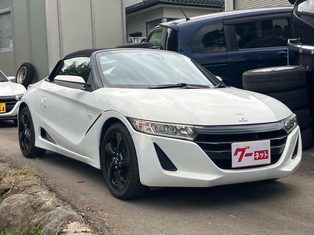 S660 α 6速MT シティブレーキ センターディスプレイ バックカメラ ETC ドライブレコーダー 本革巻きステアリング・シフトノブ クルーズコントロール スマートキー プッシュスタート リコール対策済み(1枚目)