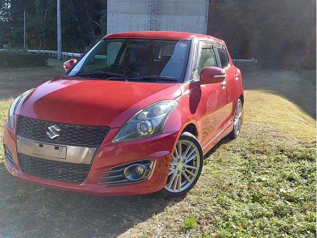 スイフトスポーツ(スズキ) ベースグレード　１３５馬力　ディスチャージヘッドライト　ポテンザＲＥ００４　ナビ　バックカメラ　ＥＴＣ　オプションブレーキチューニング　フジツボ技研マフラー　スタッドレスタイヤセット 中古車画像