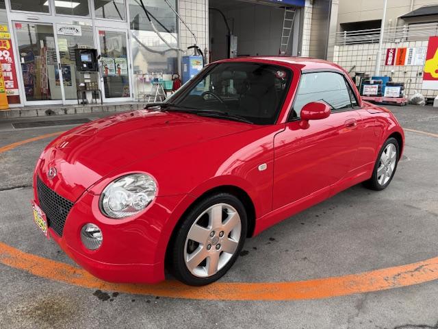 コペン(ダイハツ) アクティブトップ　電動オープン開閉可能　オープンカー　ナビ　ＴＶ　ＡＴ　キーレスエントリー　純正１５インチアルミホイール　ＣＤ　ＤＶＤ再生　エアコン　パワーステアリング　パワーウィンドウ　運転席エアバッグ 中古車画像