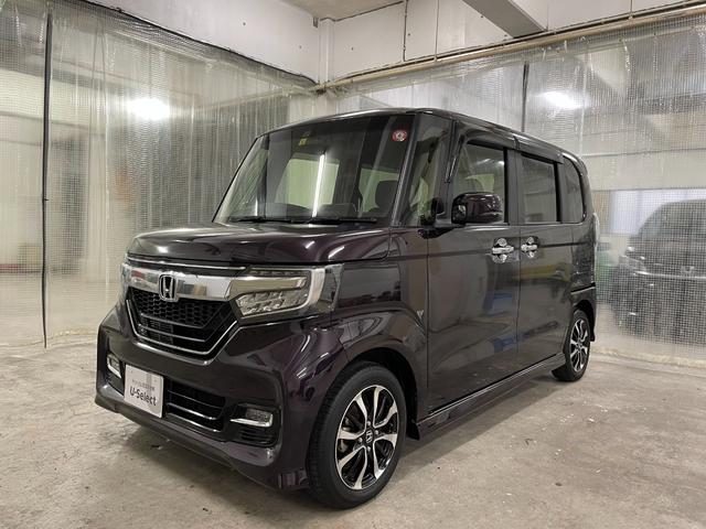 Ｎ−ＢＯＸカスタム(ホンダ) Ｇ・Ｌホンダセンシング　アイドリングＳＴ　フルセグ地デジＴＶ　両側電動ＳＤ　前車追従機能　スマキー　ＵＳＢ 中古車画像