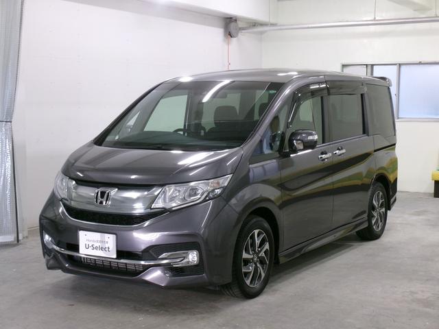 スパーダホンダセンシング　ナビフルセグＢカメラＥＴＣＬＥＤＡＷ　左右電動スライドドア　地デジチューナー　横滑り防止システム　ＥＴＣ付　カーテンエアバック　リアカメラ　ドライブレコーダー装着車　ＬＥＤライト　スマ－トキ－　ＡＡＣ