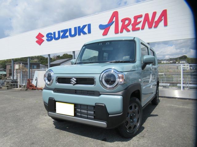 ハイブリッドＧ　オフブルー内装　アダプティブクルーズコントロールＡＣＣ　デュアルカメラブレーキサポート前後対応　　車線逸脱抑制　先行車発進お知らせ機能　オートＬＥＤライト　アイドリングストップ　オーディオレス