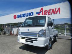 キャリイトラック KCエアコン・パワステ 新型7型 届出済未使用車 4WD 4AT車 デュアルカメラブレーキサポート前後対応 キーレスエントリー パワーウィンド パワードア集中ロック アイドリングストップ オートライト ぬかるみ脱出アシスト付 中古車画像