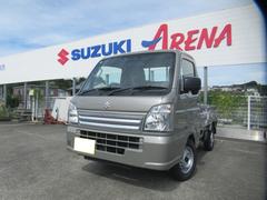 キャリイトラック KCエアコン・パワステ 新型7型 届出済未使用車 4WD 5MT車 デュアルカメラブレーキサポート前後対応 キーレスエントリー パワーウィンド パワードア集中ロック アイドリングストップ オートライト ぬかるみ脱出アシスト付 中古車画像