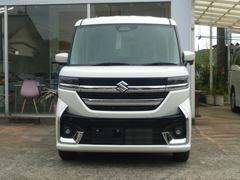 スペーシアカスタム ハイブリッドXS 全方位モニター付き9インチナビ 両側電動スライドドア LEDヘッドライト 中古車画像