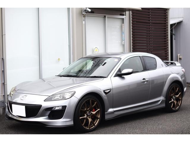 マツダ ＲＸ－８ スピリットＲ　ＢＯＳＥサウンド　禁煙車　純正ＢＢＳブロンズ１９インチホイール　純正レッド／ブラックレカロハーフレザーシート　純正レッドブレーキキャリパー　ビルトインＥＴＣ　純正ビルシュタイン製ダンパー