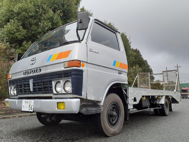 ダイナトラック トヨタ 車検ｒ５年１月 キャリアカー 一般型積載車 即日納車可 車両運搬車 重機運搬車 セーフティローダー セルフローダー ランクルｂ型エンジン 奈良県 車検ｒ５年１月 キャリアカー 一般型積載車 即日納車可 車両運搬車 重機運搬車 セーフティ