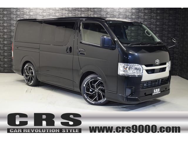 ハイエースバン トヨタ スーパーｇｌ ダークプライムｉｉ ｃｒｓ ｅｓｓｅｘ アウトドア 車 中泊 キャンプ キャンピングカー ハイエースカスタム ｌｅｄヘッドランプ パノラミックビュー デジミラ リアクーラー ヒーター ｓｒｓエアバッグ プリテンショナー