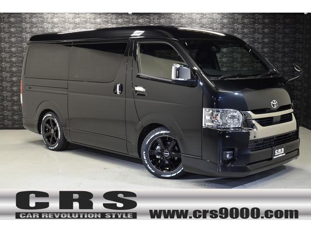 CRS/ESSEX/アウトドア/車中泊/キャンプ/キャンピングカー/ハイエースカスタム/ブラックマイカ/デジタルインナーミラー/デュアルパワースライド/パノラミックビューモニター(1枚目)