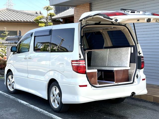 トヨタ アルファードｇ キャンピングカー ベッドキット ８ナンバー 車中泊の中古車 グーネット中古車