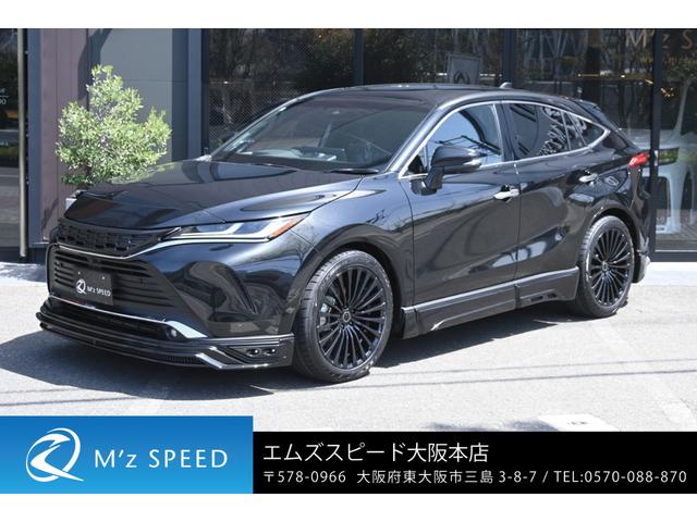 Ｚ　レザーパッケージ　ＺＥＵＳコンプリートカーエアロ３点（Ｆ・Ｓ・Ｒ）・ＬＥＤデイライト・ＲＳＲ製ダウンサス・２０インチアルミホイール・４本出しマフラー・フロントグリル・調光式パノラマルーフ・パノラミックビューモニター