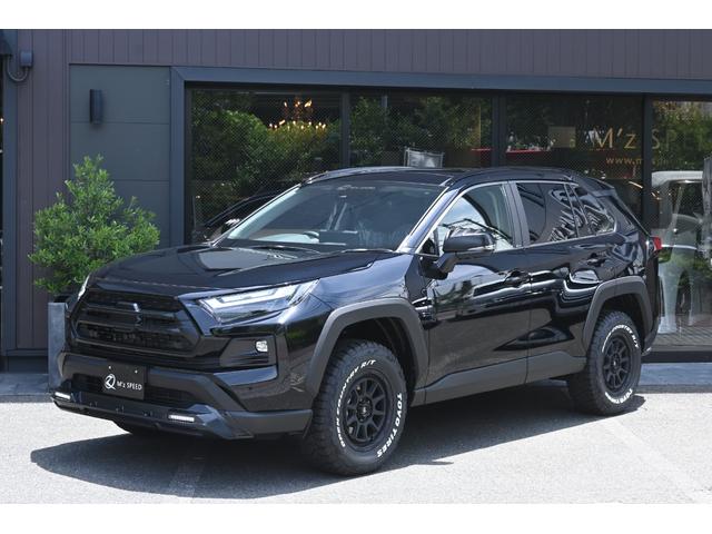ＲＡＶ４(トヨタ) ハイブリッドアドベンチャー　ＺＥＵＳエアロ（Ｆ／Ｒ）・デイライト・フロントグリル・リアゲートスポイラ 中古車画像