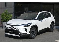 カローラクロス ハイブリッド Z ノーマルカー・パノラマルーフ・アダプティブハイビームシステム・パノラミックビューモニター・ブラインドスポットモニター・TTM・ステアリングヒーター・おくだけ充電・アクセサリーコンセント・ナノイーX 中古車画像