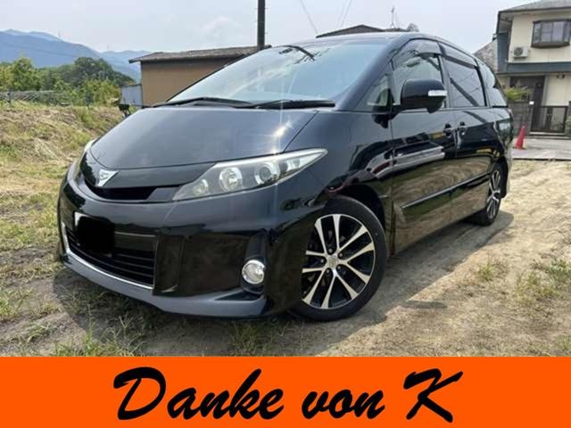 エスティマ(トヨタ) アエラス 両側電動スライドドア/ナビ/テレビ/ETC/バックカメラ/後席モニター/CD/DVD/3列シート/スマートキー/キーレスエントリー/盗難防止システム/アルミホイール/修復歴無し 中古車画像