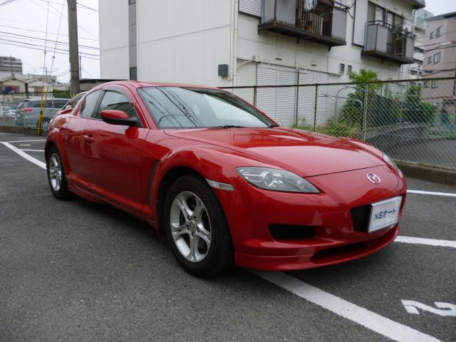 ＲＸ－８ タイプＥ　メーカーナビ／ＥＴＣ／純正アルミホイル／禁煙車／サンルーフ／運転席パワーシート（1枚目）