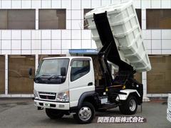 キャンター  天突きダンプ 2t 4WD 新明和DR2-02S・土砂禁・荷台内寸300x175x95 中古車画像