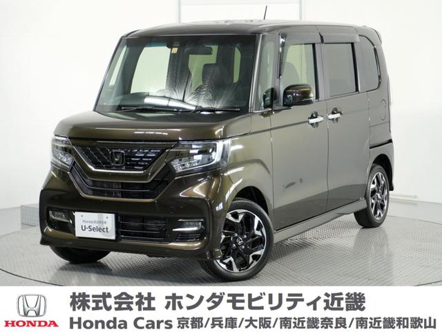 ホンダ Ｎ－ＢＯＸカスタム Ｇ・Ｌターボホンダセンシング　４ＷＤ　メモリーナビ　リアカメラ　ＥＴＣ　ワンセグＴＶ　シートヒーター　両側電動スライドドア　ＬＥＤヘッドライト　衝突被害軽減システム