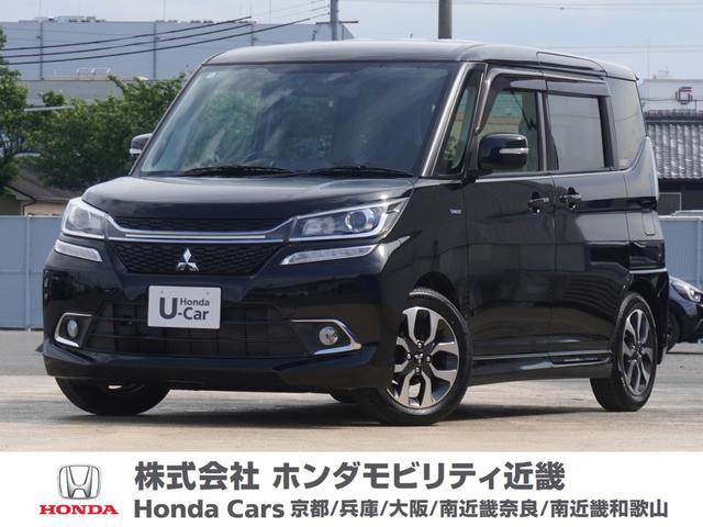 カスタムハイブリッドＭＶ　ワンオーナー　７インチナビ　両側電動スライドドア　バックカメラ　ＥＴＣ　ＤＶＤ　Ｂｌｕｅｔｏｏｔｈ　ＬＥＤヘッドライト　横滑り防止装置　衝突被害軽減ブレーキ　純正アルミホイール　アイドリングストップ