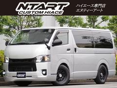 トヨタ　ハイエースバン　ロングＤＸ　両側スライド６人乗り　車中泊ベッドキット　デビルボンネット