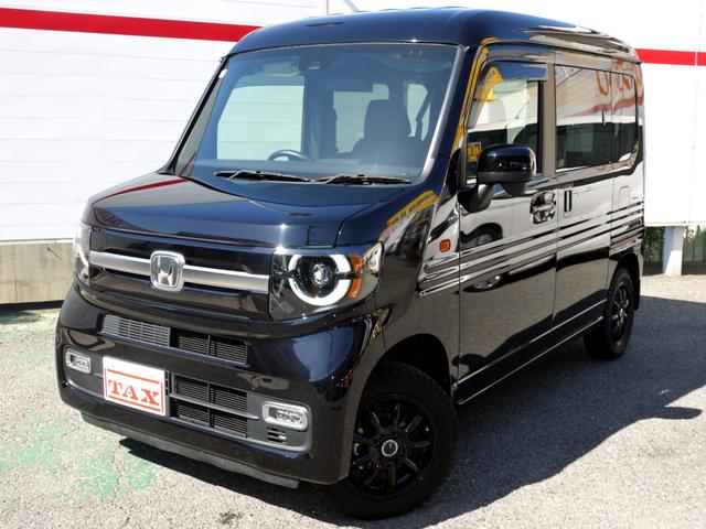 Ｎ－ＶＡＮ＋スタイル ファン　４ＷＤ　ホンダセンシング　アルパインディスプレイオーディオ　バックカメラ　ＥＴＣ　ＬＥＤヘッドライト　外品１４インチアルミ　電動格納式ドアミラー　パワーウィンドー　オートライト（1枚目）