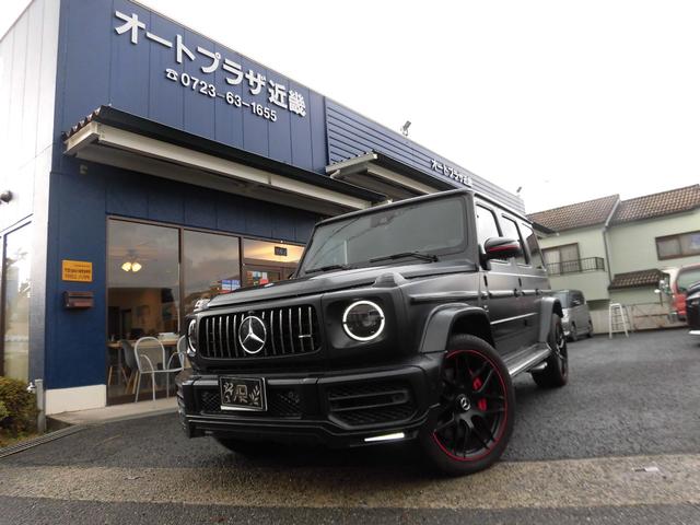 メルセデスＡＭＧ Ｇクラス Ｇ６３　エディション１　１００台限定車　ブラバスＦスポ　専用２２インチＡＷ　専用インテリア　デジタルミラー前後ドラレコ付き　レーダー探知機　本革シートヒーター　サンルーフ　禁煙車　サイド４本出し可変式マフラー