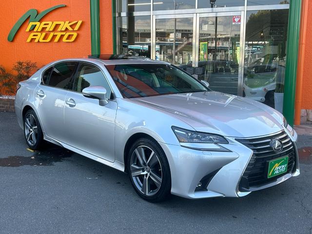 ＧＳ３００ｈ　Ｉパッケージ　純正メーカーナビ・地デジＴＶ／サンルーフ／レザーシート／レクサスセーフティシステム／Ｆエアーシート＆シートヒーター／ＯＰ１８インチアルミホイール／ドライブレコーダー