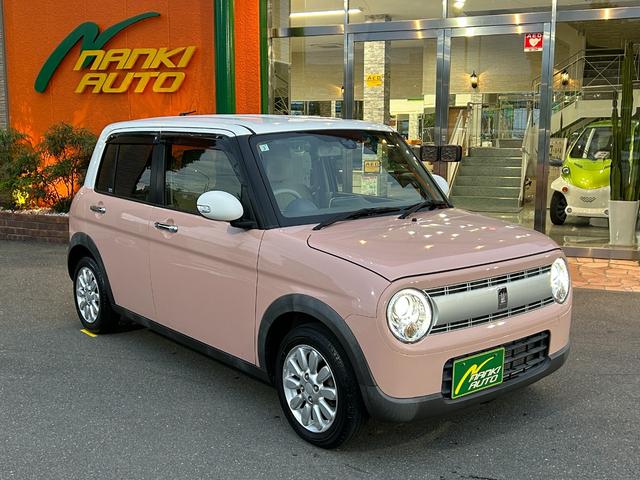 アルトラパン Ｘ　純正ナビ・地デジＴＶ／運転席シートヒーター／スズキセーフティサポート／前後ドライブレコーダー／ＥＴＣ／アイドリングストップ（1枚目）