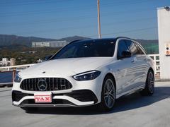 メルセデスＡＭＧ　Ｃクラスステーションワゴン　Ｃ４３　４マチック　パノラミックスライディングルーフ　パワーレッド