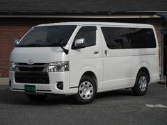 ハイエースバン ロングスーパーGL ダークプライムS パノラミックビューモニター/デジタルインナーミラー/スカッフプレート/フロアマット/サイドバイザー/ETC 中古車画像