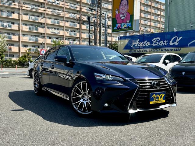 ＧＳ ＧＳ３５０　Ｉパッケージ　ＲＡＹＳホムラ２０インチＡＷ　ローダウン　純正メモリーナビ・フルセグＴＶ　バックモニター　黒革エアシート　レクサスセーフティーシステム　レーダクルーズ　ＥＴＣ　ドラレコ　ＬＥＤヘッドライト　Ｃソナー