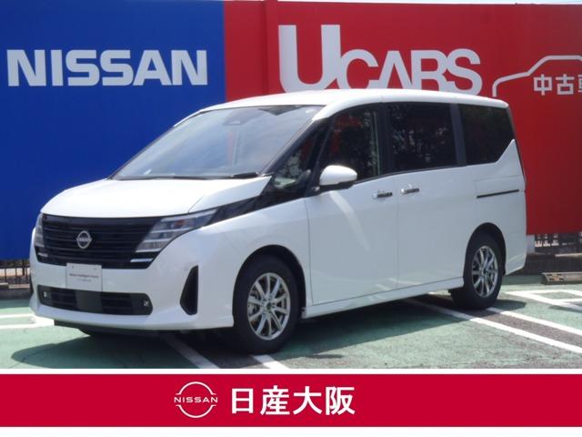 日産 セレナ ｅ－パワー　ＸＶ　プロパイロット　メーカーコネクトナビ　プロパイロット　全周囲カメラ　ワンオーナー社有車　衝突軽減ブレーキ　ＬＥＤ　寒冷地仕様　シートヒーターフロントシートとセカンドシート　踏み間違い防止アシスト　前後ドラレコ　スマートミラー