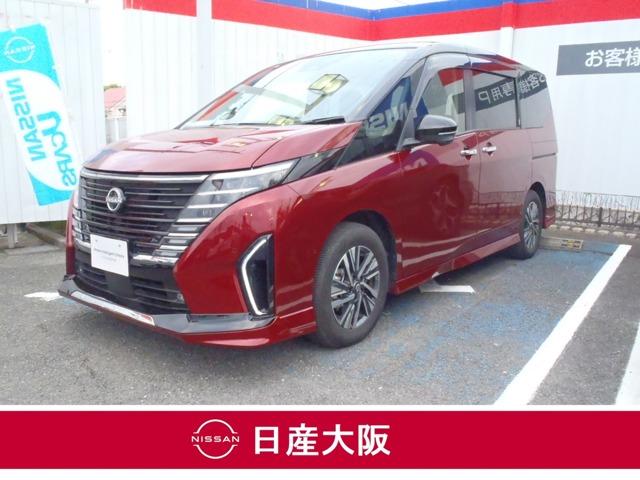 日産 セレナ ｅ－パワー　ハイウェイスターＶ　プロパイロット　衝突被害軽減ブレーキ　３６０度カメラ　踏み間違い衝突防止　ＬＥＤライト　前後ドライブレコーダー　プロパイロットパーキング　１００Ｖ電源　リヤヒーターダクト　Ｅペダル