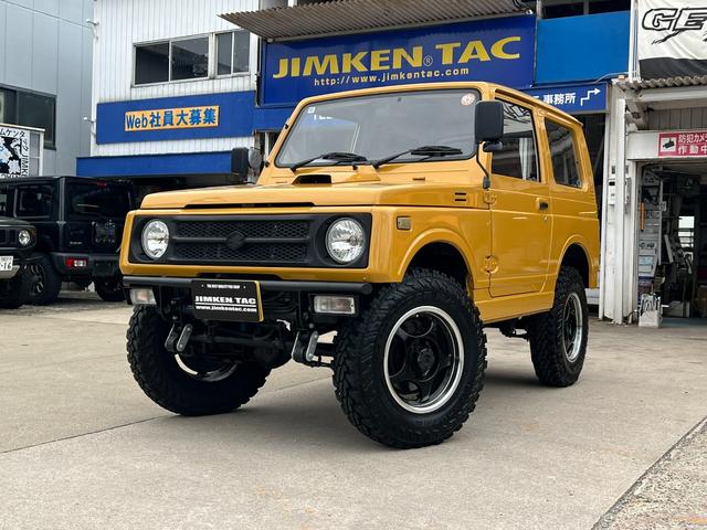 リビルトエンジン＆ターボ搭載後２９０００キロ！ サス、ホイール、マフラー、バンパー、シートカバー全てタック製！