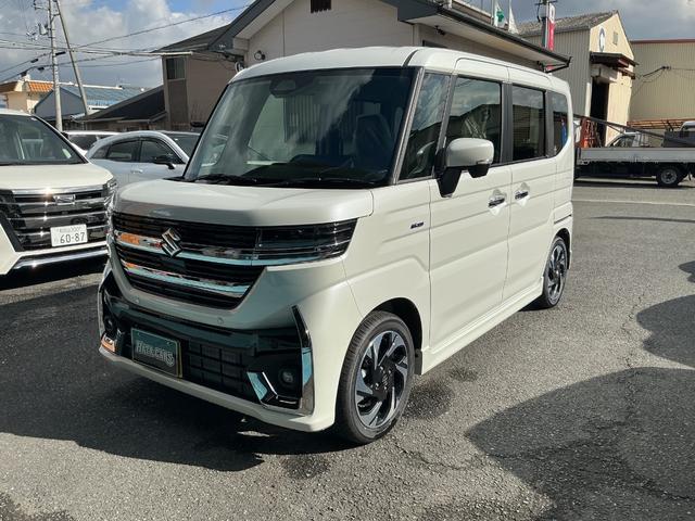 人気のスペーシアカスタム！！ 全方位モニター付メモリナビ搭載　Ｂｌｕｅｔｏｏｔｈ