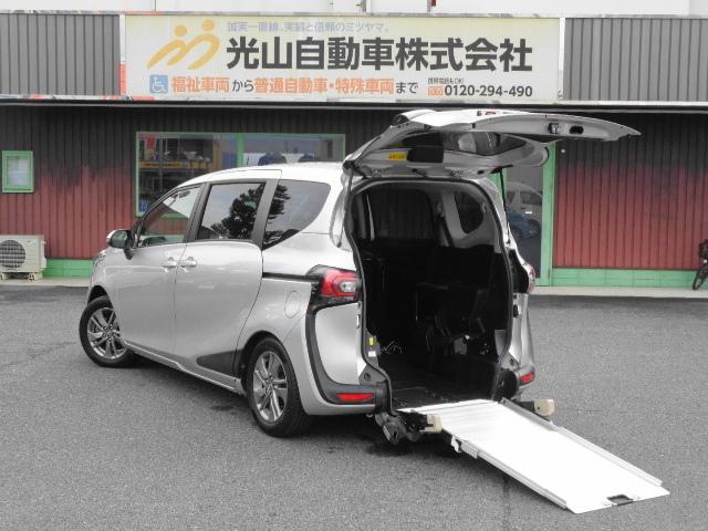 シエンタの車いす用乗車用のスロープタイプが入庫！ 助手席側セカンドシート付！両側電動スライドドア！全国納車ＯＫ！※陸送代別