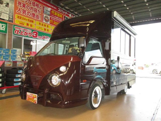 マツダ ボンゴトラック 移動販売車アーリールック　クレープ屋さん仕様　全国保健所対応